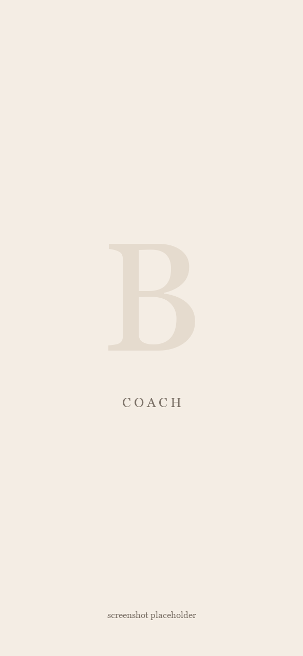 Choosing your coach's personality